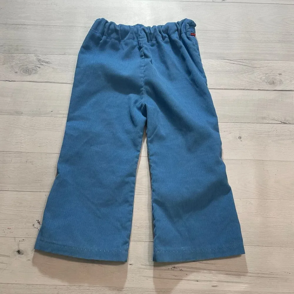 Healthtex vintage girls blue‎ flare mushroom pants 3T